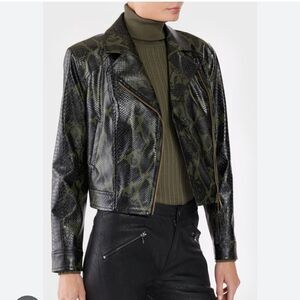 NWT RAMY BROOK Snake Skin JACKET Size XS